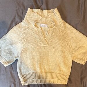 Sage Women's Polo Sweater in Cream